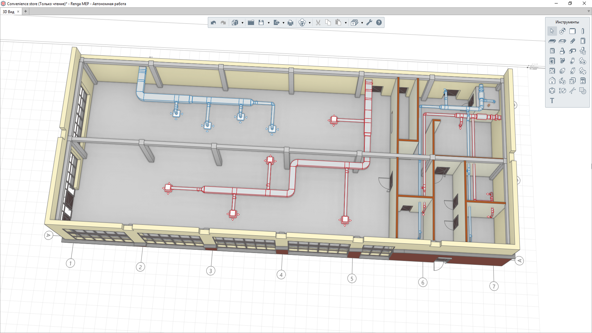 Renga проектирование. Ренга программа для проектирования. Проектирование вентиляции чертеж. Renga инженерные системы. Renga система отопления.